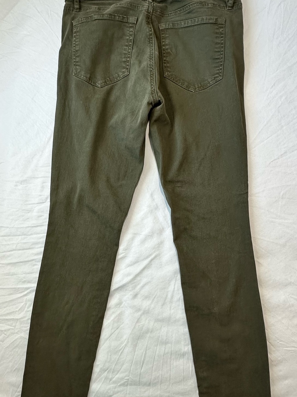 LOFT Modern Skinny Jeans | Size 27/4 | Olive/Army Green - Picture 3 of 5